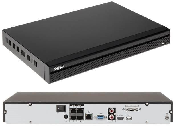 valvetarvikud DAHUA NET VIDEO RECORDER 4CH 4POE/NVR4204-P-4KS2/L