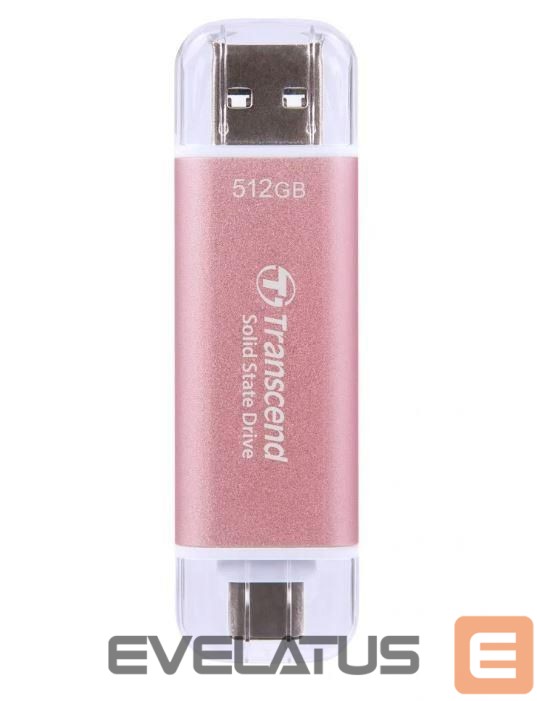 Hard drive SSD Transcend External SSD||ESD310|512GB|USB-C|USB|3D NAND|Write speed 900 MBytes/sec|Read speed 1050 MBytes/sec|TS512GESD310P