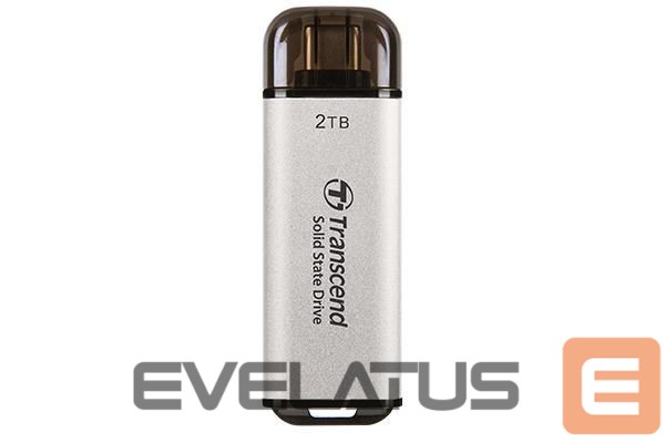 Kõvaketas SSD Transcend External SSD||ESD300|2TB|USB-C|Write speed 950 MBytes/sec|Read speed 1500 MBytes/sec|TS2TESD300S