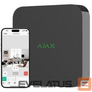 stebėjimo priedai AJAX  NET VIDEO RECORDER 8CH/BLACK 70938 