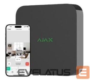 stebėjimo priedai AJAX  NET VIDEO RECORDER 16CH/BLACK 70935 