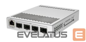 Jungikliai Mikrotik  Switch||1x10Base-T / 100Base-TX / 1000Base-T|4xSFP+|PoE ports 1|CRS305-1G-4S+IN 