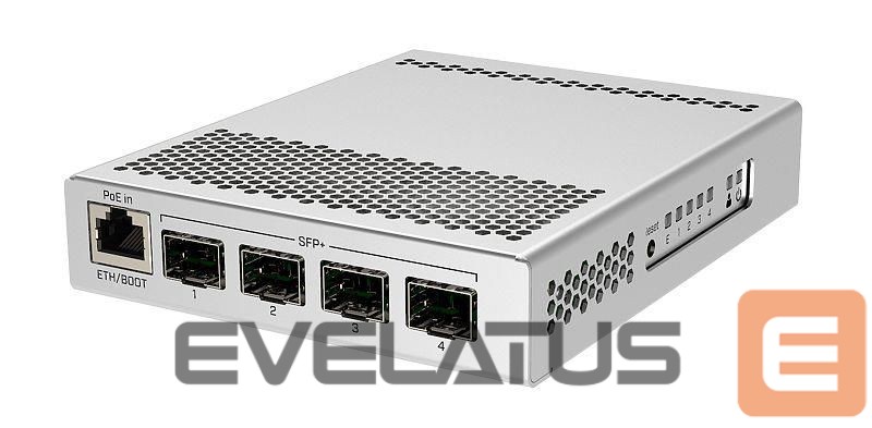 Võrgulülitid Mikrotik Switch||1x10Base-T / 100Base-TX / 1000Base-T|4xSFP+|PoE ports 1|CRS305-1G-4S+IN
