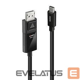 Monitoriaus priedas LINDY  CABLE USB-C TO DP 8K60 2M/43342 