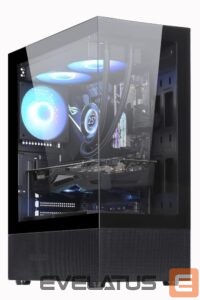 Kompiuterio dėžė GOLDEN TIGER  Case||Raider DK-6|MidiTower|Case product features Transparent panel|Not included|ATX|Colour Black|RAIDERDK6 