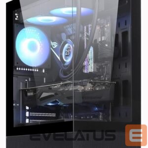 Computer case GOLDEN TIGER  Case||Raider DK-6|MidiTower|Case product features Transparent panel|Not included|ATX|Colour Black|RAIDERDK6 