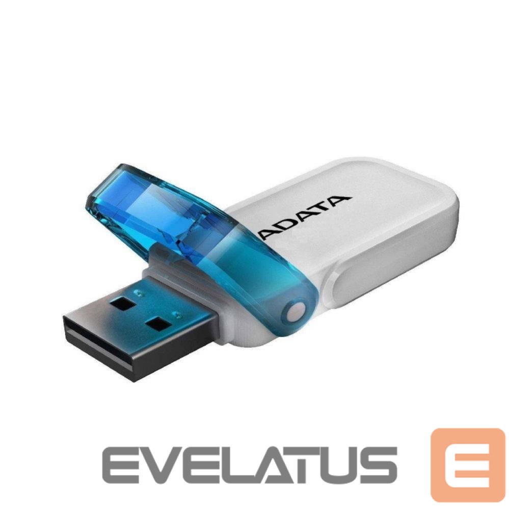 Flash drive ADATA MEMORY DRIVE FLASH USB2 32GB/WHITE AUV240-32G-RWH
