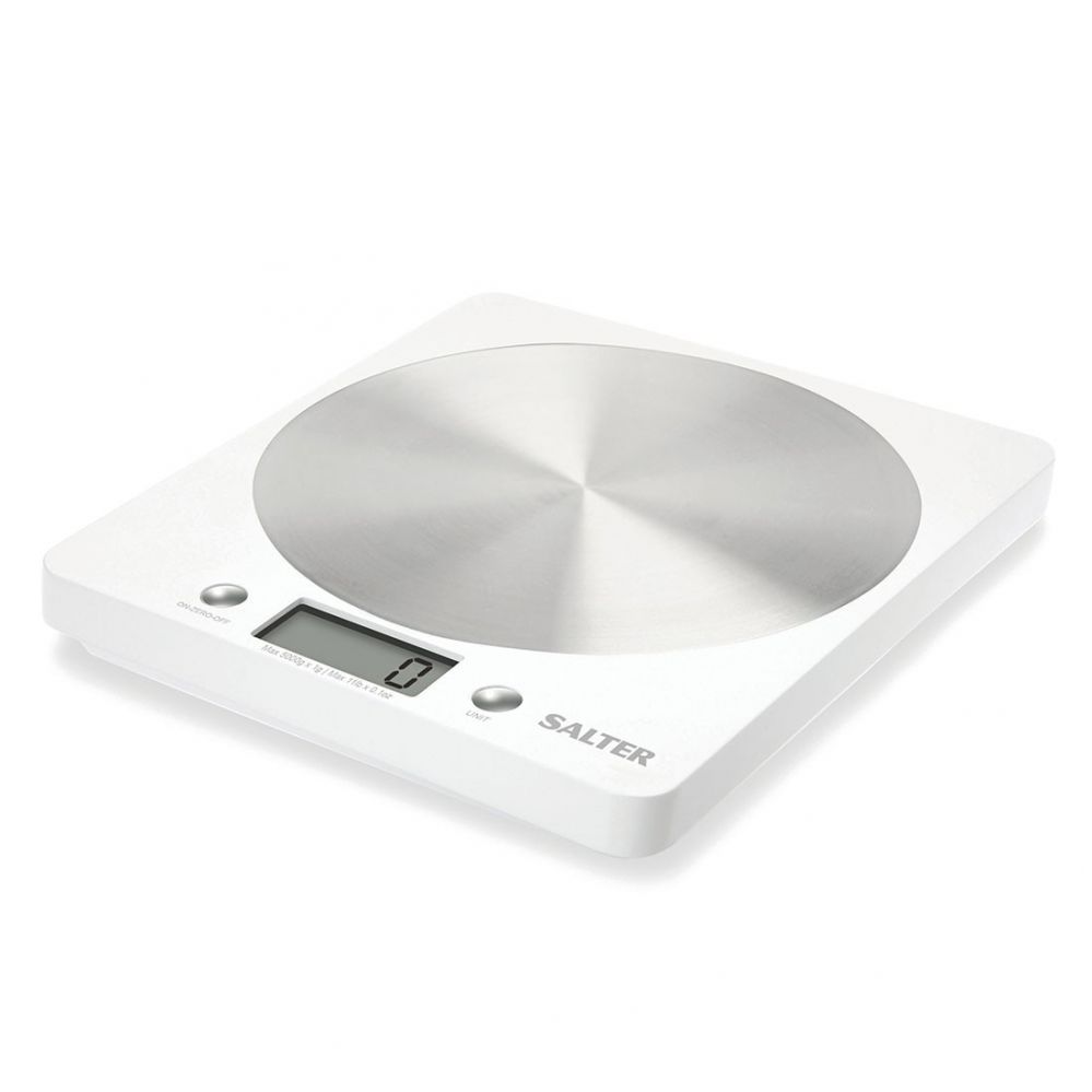 Kitchen scales Salter 1036 WHSSDR Disc Electronic Digital Kitchen Scales - White