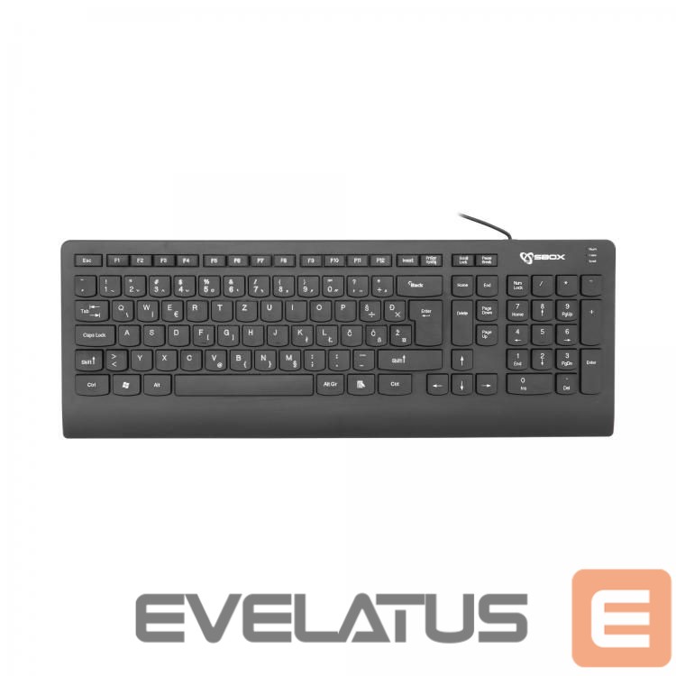 Arvuti klaviatuur Sbox Keyboard Wired USB K-20