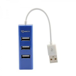 Flash drive Sbox - H-204 USB 4 Ports USB HUB blueberry blue 