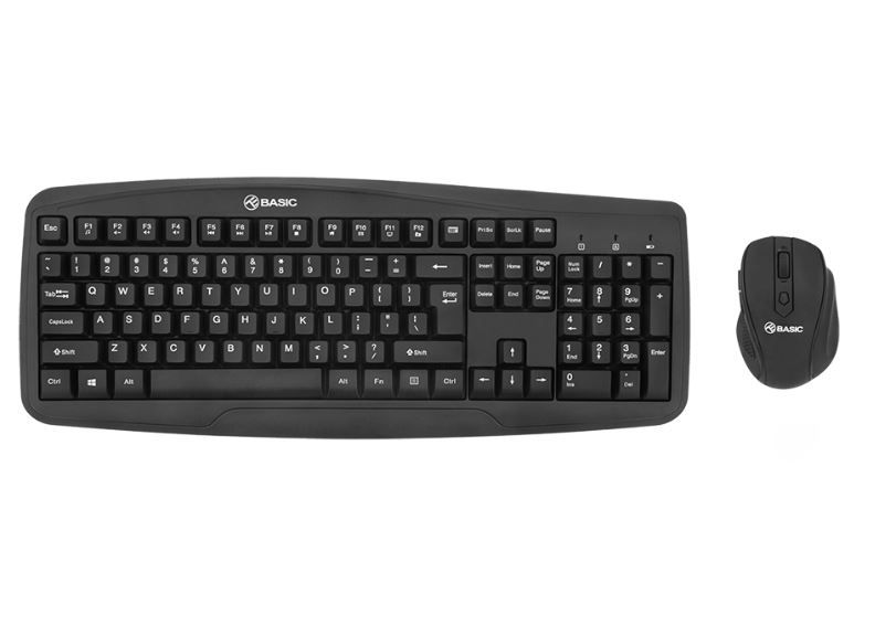 Arvuti klaviatuur Tellur Basic Wireless Keyboard and Mouse kit Black