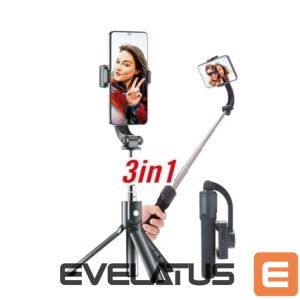 Kaameratarvik GoXtreme  GS1 Foldable Gimbal For Smartphones and Action Cams 55239 