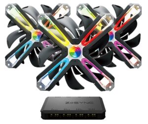 Dzesēšanas sistēma portatīvajiem datoriem ZALMAN  ZM-SF120A3 120mm ARGB 3-Packs 