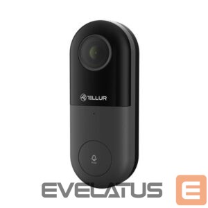 Consumer electronics Tellur  Smart WiFi Video DoorBell 1080P, PIR, Wired black 