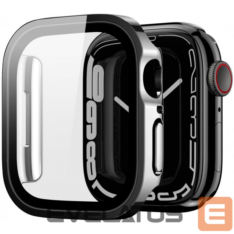 Ekrāna aizsardzība Dux Ducis Hamo Apple Watch Series 7/8/9 Case (PC) 45MM Black