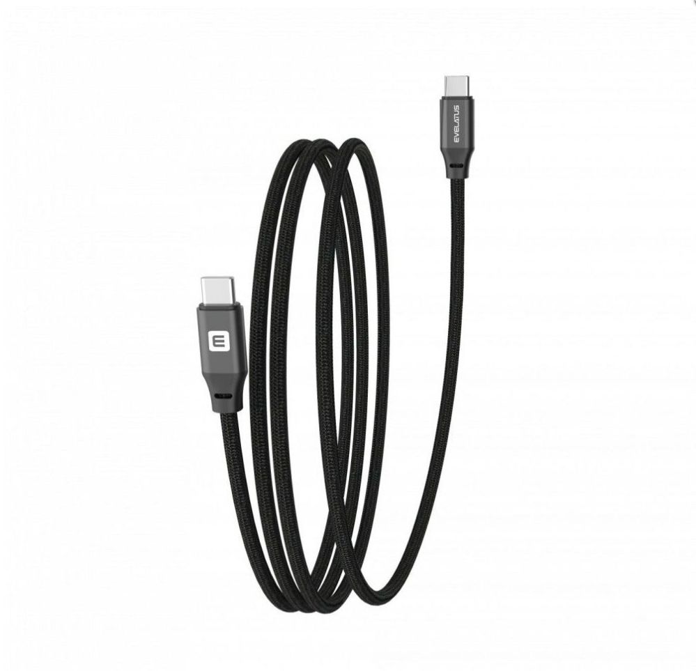 Kabelis Evelatus Cable E-Mag Power 60W USB C to USB C Connector 2M magnetic
