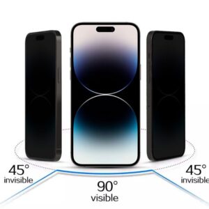 Kaitseklaasid iLike Apple IPHONE 16 PRO /17 Tempered Privacy Glass Black