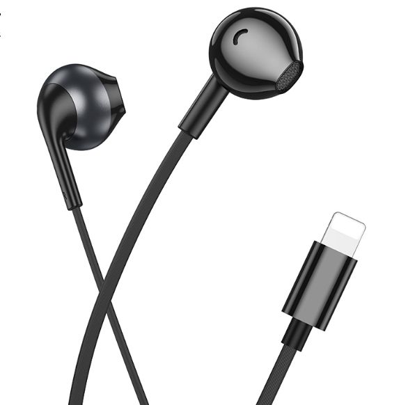 Kõrvaklapid Hoco M115 Sagacious universal earphones with microphone iP Black
