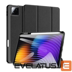 Book case Dux Ducis  Redmi Pad 7/7 Pro Domo Series Tri-fold Stand PU Leather Tablet Cover Black