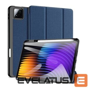 Book case Dux Ducis  Redmi Pad 7/7 Pro Domo Series Tri-fold Stand PU Leather Tablet Cover Blue