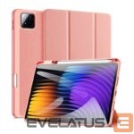 Чехол книжка Dux Ducis Xiaomi Redmi Pad 7/7 Pro Domo Series Tri-fold Stand PU Leather Tablet Cover Pink