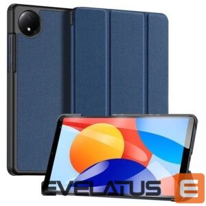 Book case Dux Ducis Xiaomi Redmi Pad SE 8.7 Domo Series Tri-fold Stand PU Leather Tablet Cover Blue