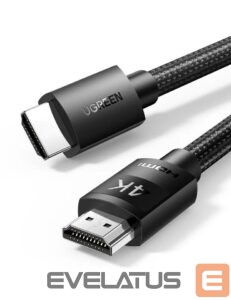Kabelis Ugreen  4K HDMI Cable Male to Male Braided 5m Black