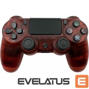 Valdiklis GameBox  P4 Wireless Vibration Bluetooth Controller for Play Station 4 / PC / TV / TV Box Transparent