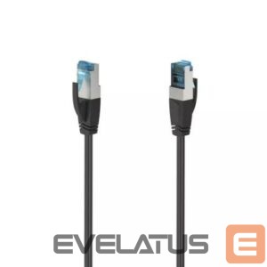 Kabelis Hama  Cat6a S/FTP - network cable, 5 m Black