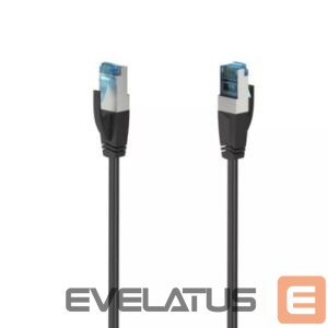 Kabelis Hama  Cat6a S/FTP - network cable, 10 m Black