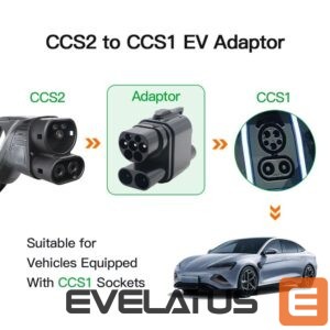 Автомобильные аксессуары iLike  MG2DC CCS Combo 2 to CCS Combo 1 DC Adapter 250A High Power 150kW 