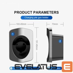 Автомобильные аксессуары iLike  EV Charge EV025 Type 2 Charging Cable Wall Holder Compact Wall Hook Organizer 