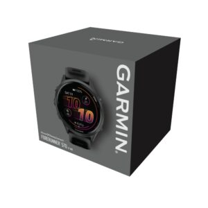 Išmanusis laikrodis Garmin  Forerunner 570 - 47mm, Slate Grey Aluminium with Translucent Black/Black Band 