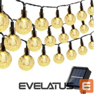 Lights for outdoor use Elight  Garden Decor Solar IP65 LED glass balls (1cm) style bulb string light 11m 50pcs bulbs 