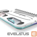 Kitas kompiuterio priedas iLike  Sim Cooler stand with controller charger for Sony Play Station 5 / 5 Slim RGB Black