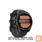 Nutikell Garmin  Fenix 8 Pro – 47 mm, AMOLED, Sapphire, Carbon grey DLC titanium with Black/pebble band 