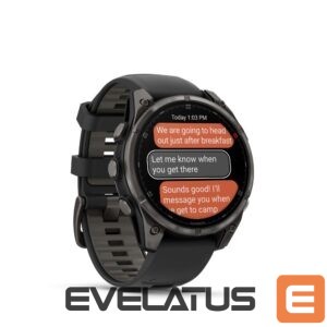 Viedpulksteni Garmin  Fenix 8 Pro – 47 mm, AMOLED, Sapphire, Carbon grey DLC titanium with Black/pebble band