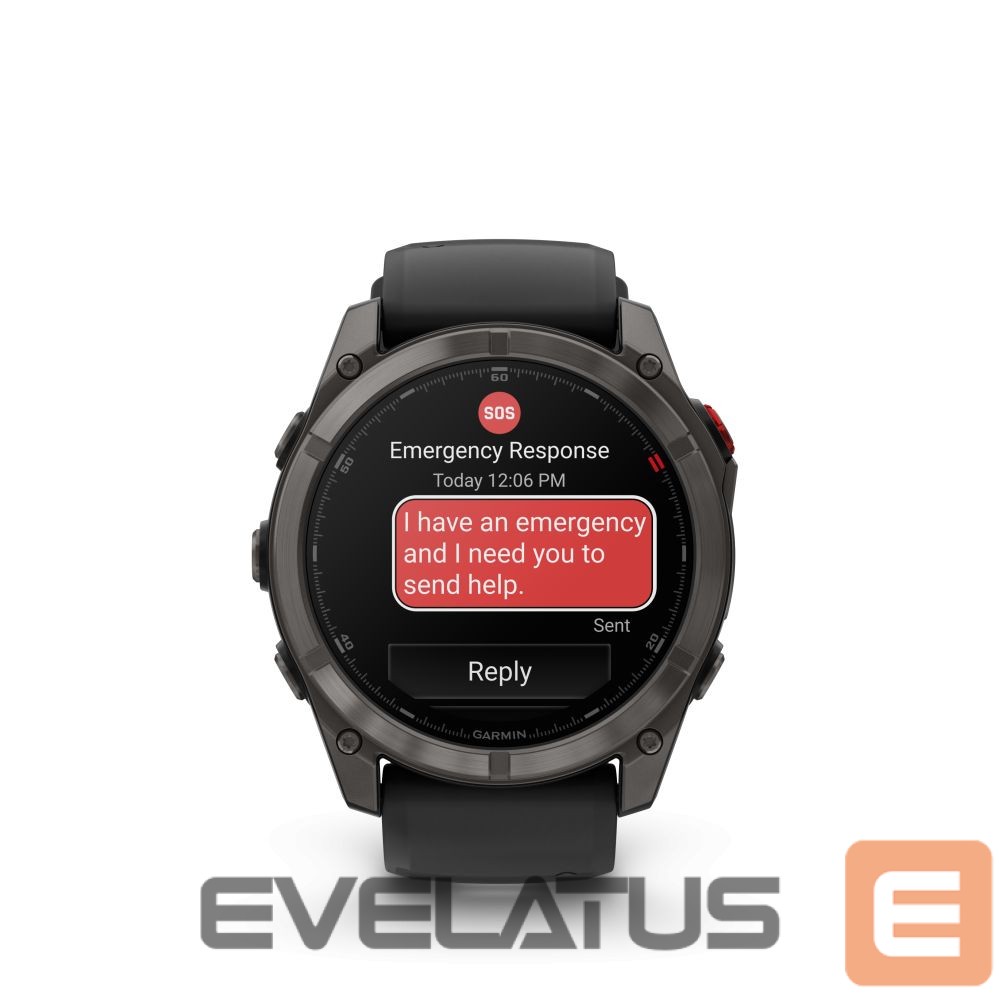 Nutikell Garmin Fenix 8 Pro – 51 mm, AMOLED Sapphire, Carbon grey DLC titanium with Black/pebble grey silicone band/010-03199-01
