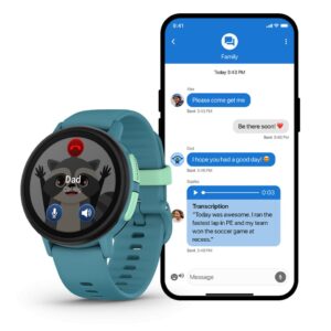 Nutikell Garmin  Bounce 2, GPS, Wi-Fi, LTE, kids watch Turquoise