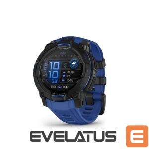 Išmanusis laikrodis Garmin  Instinct 3 – 45 mm, Supernova Edition, AMOLED, Bolt blue / Black sports watch 