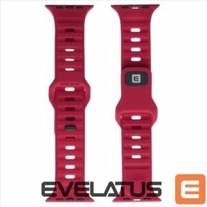 Siksniņa Evelatus  Evelatus Watch 42/44/45 Sport Silicone Loop Dark Red