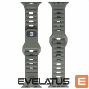 Dirželis Evelatus  Evelatus Watch 42/44/45 Sport Silicone Loop Dark Gray