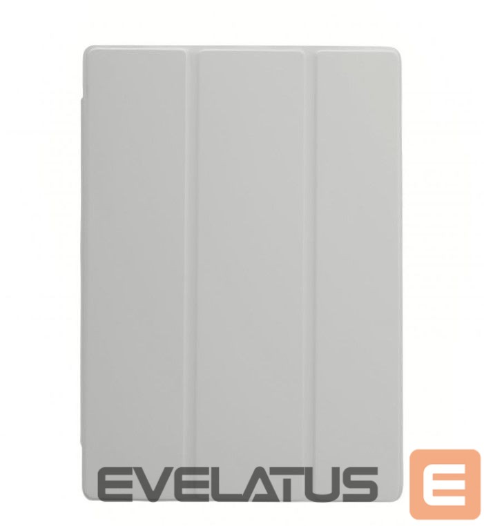 Book case Connect Galaxy Tab A9 Tablet case with imitate microfiber inside Silver