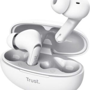 Kõrvaklapid Trust  HEADSET EARBUDS YAVI BT ENC/WHITE 25172 