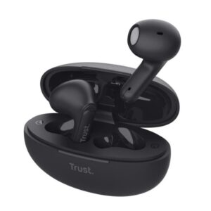 Laidinės ausinės Trust  HEADSET EARPHONES YAVI BT ENC/BLACK 25298 