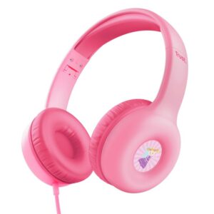 Belaidės ausinės Trust  HEADPHONES NOUNA KIDS/PINK 25277 