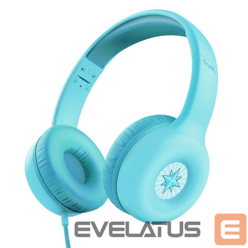 Bezvadu austiņas Trust HEADPHONES NOUNA KIDS/BLUE 25278