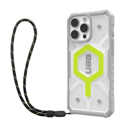 Muu telefoni lisavarustus UAG UAG Pathfinder Clear Magsafe Bundle Case with Lanyard for iPhone 16 Pro Max - Green