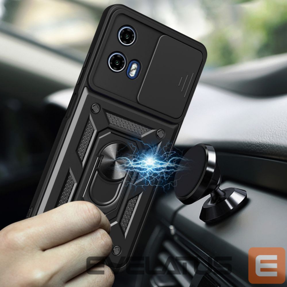 Tagakaaned Tech-Protect Tech-Protect CamShield Pro Case for Motorola Moto G24 / G24 Power / G04 - Black