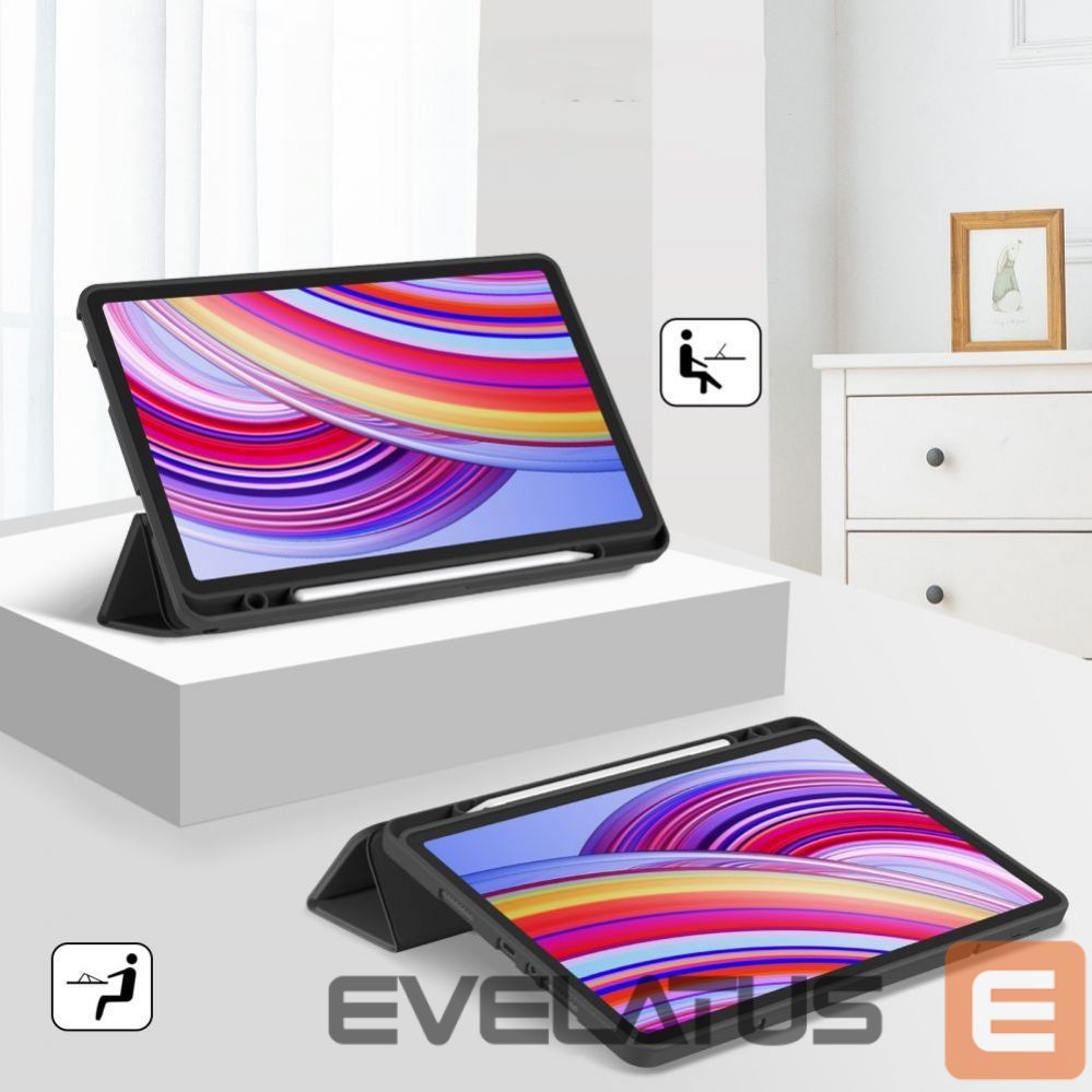 Book case Tech-Protect Tech-Protect SC Pen Case for Xiaomi Redmi Pad Pro 12.1" - Black Black